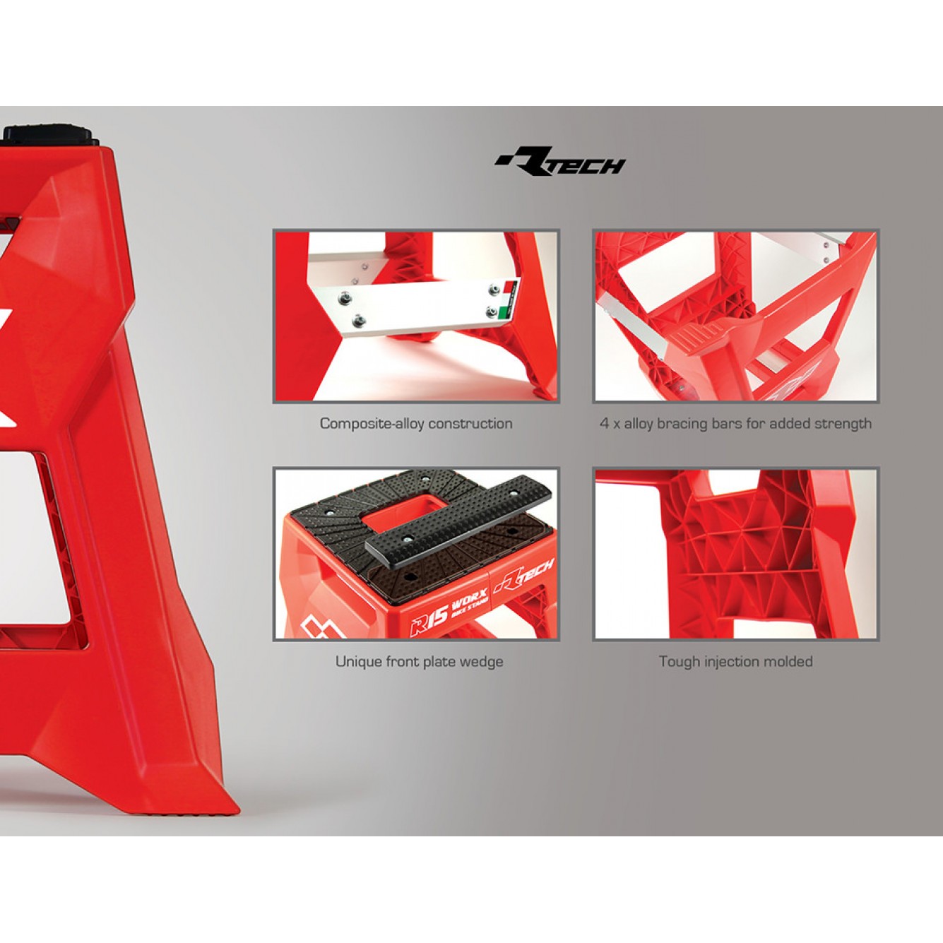 R-tech | R15 Motorbok / Bikestand Rood